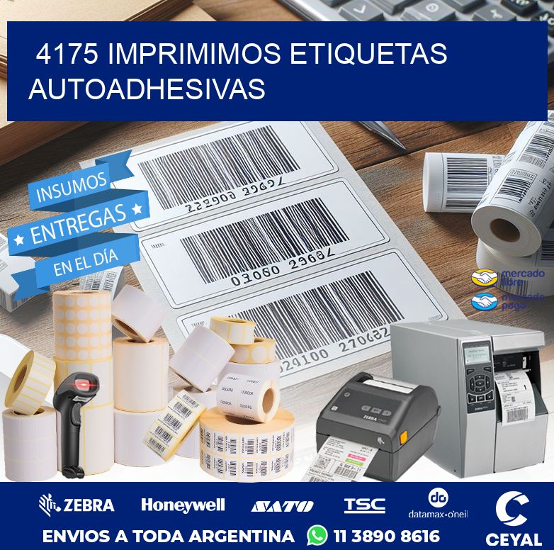 4175 IMPRIMIMOS ETIQUETAS AUTOADHESIVAS