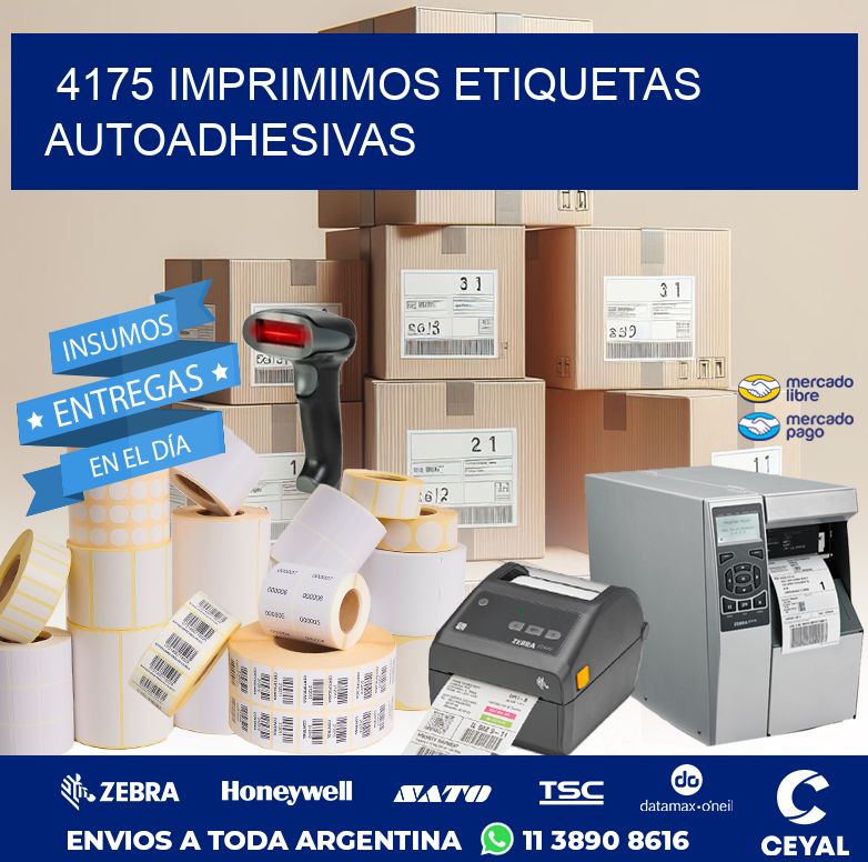 4175 IMPRIMIMOS ETIQUETAS AUTOADHESIVAS