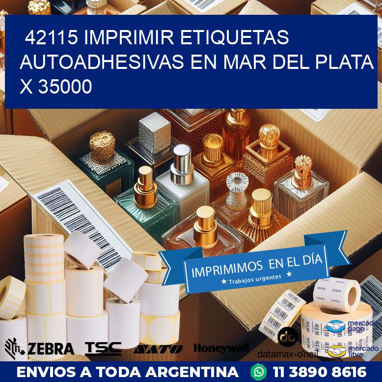 42115 IMPRIMIR ETIQUETAS AUTOADHESIVAS EN MAR DEL PLATA X 35000
