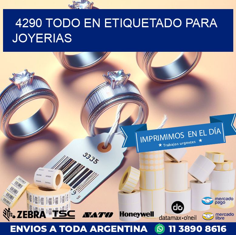 4290 TODO EN ETIQUETADO PARA JOYERIAS
