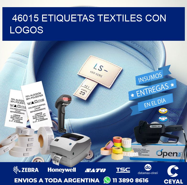 46015 ETIQUETAS TEXTILES CON LOGOS
