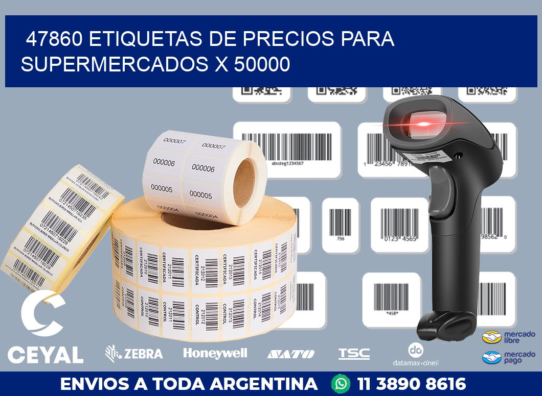 47860 ETIQUETAS DE PRECIOS PARA SUPERMERCADOS X 50000