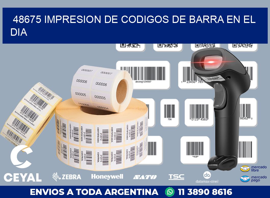 48675 IMPRESION DE CODIGOS DE BARRA EN EL DIA