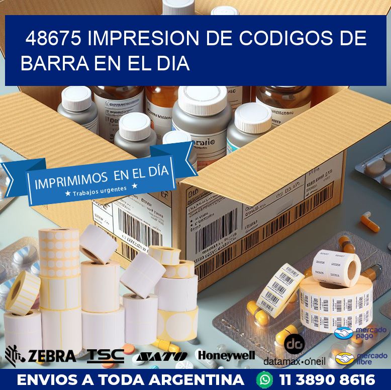 48675 IMPRESION DE CODIGOS DE BARRA EN EL DIA