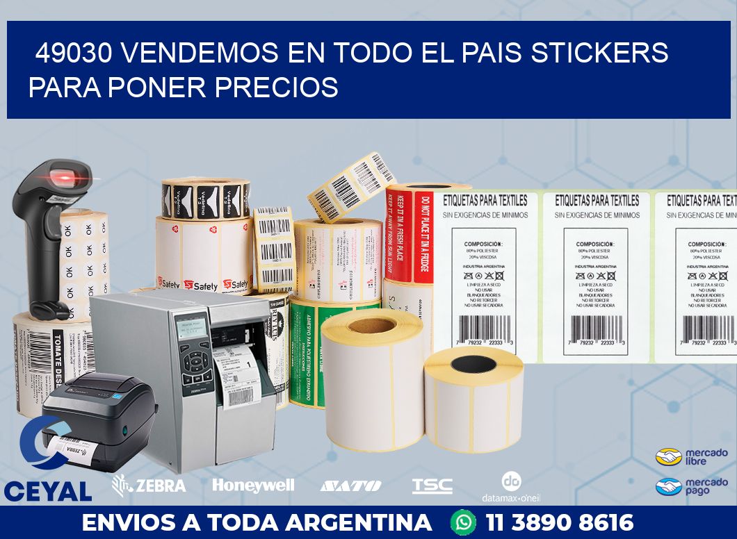 49030 VENDEMOS EN TODO EL PAIS STICKERS PARA PONER PRECIOS
