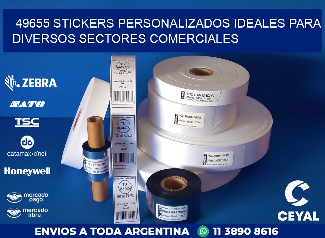 49655 STICKERS PERSONALIZADOS IDEALES PARA DIVERSOS SECTORES COMERCIALES