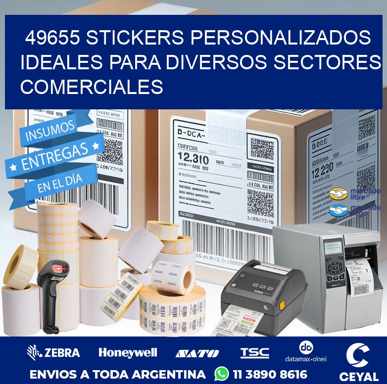 49655 STICKERS PERSONALIZADOS IDEALES PARA DIVERSOS SECTORES COMERCIALES
