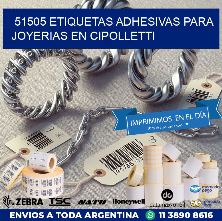 51505 ETIQUETAS ADHESIVAS PARA JOYERIAS EN CIPOLLETTI