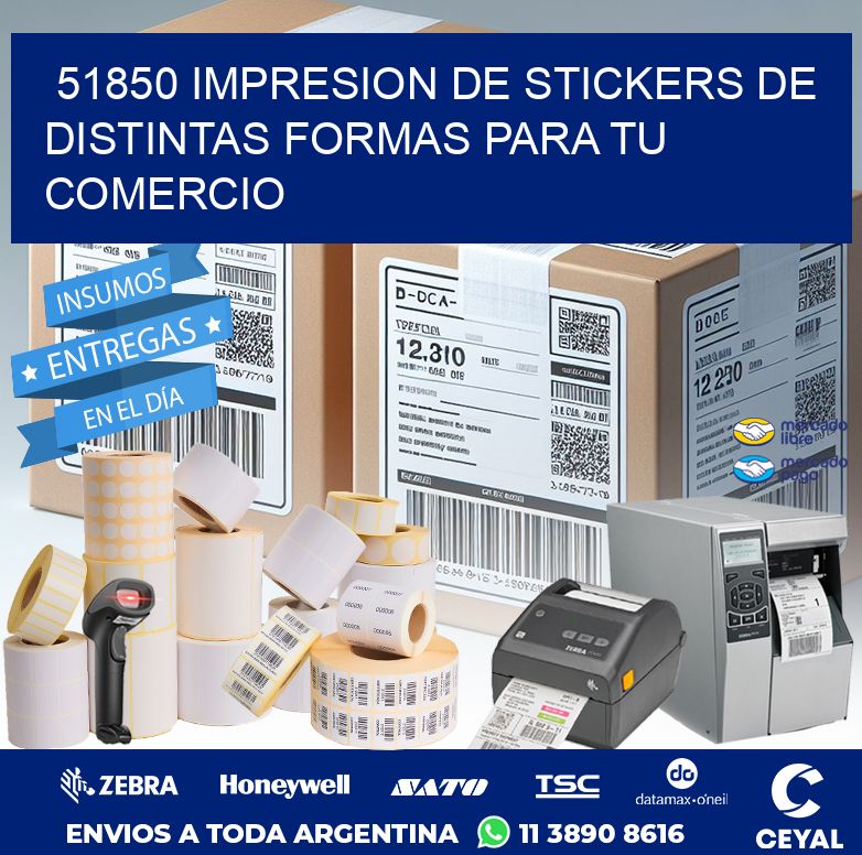51850 IMPRESION DE STICKERS DE DISTINTAS FORMAS PARA TU COMERCIO