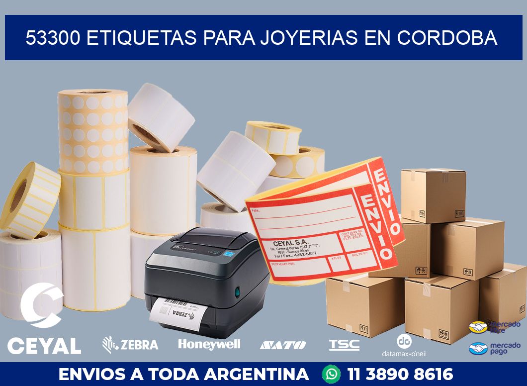 53300 ETIQUETAS PARA JOYERIAS EN CORDOBA