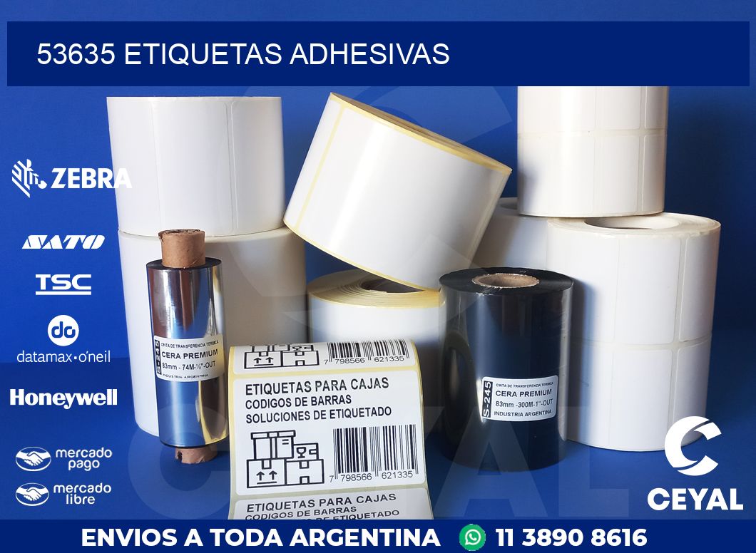 53635 ETIQUETAS ADHESIVAS