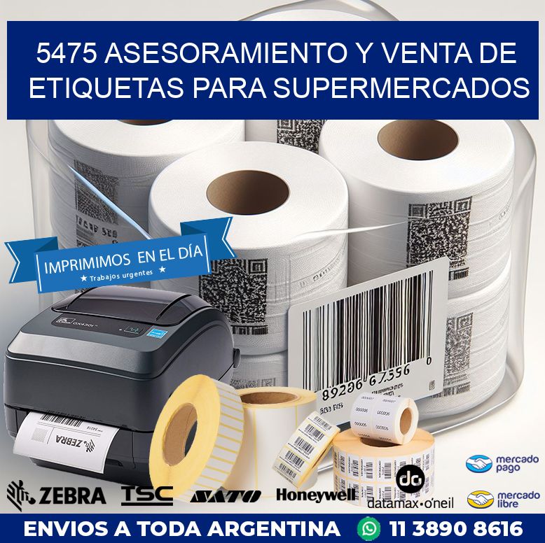 5475 ASESORAMIENTO Y VENTA DE ETIQUETAS PARA SUPERMERCADOS