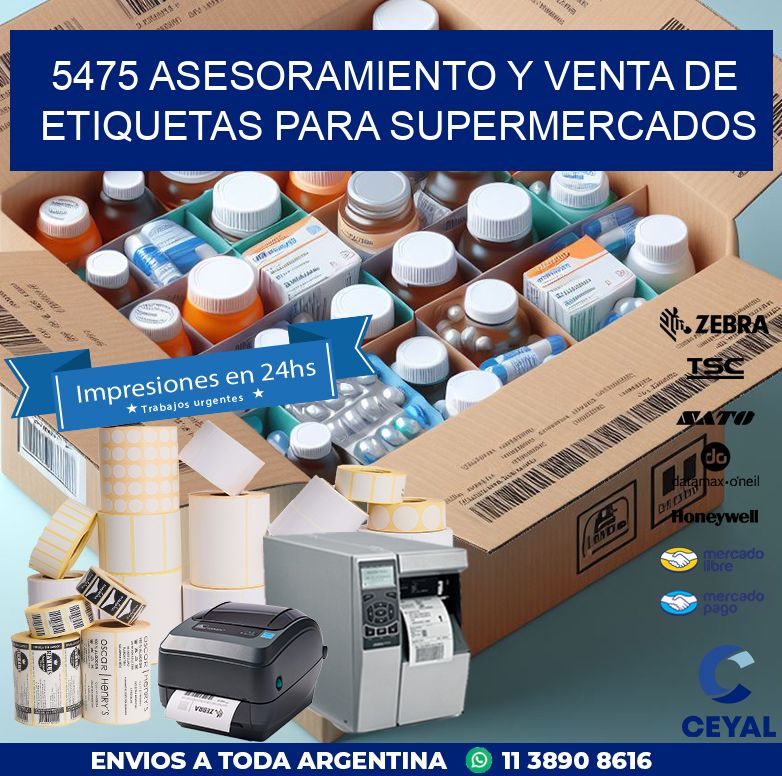 5475 ASESORAMIENTO Y VENTA DE ETIQUETAS PARA SUPERMERCADOS