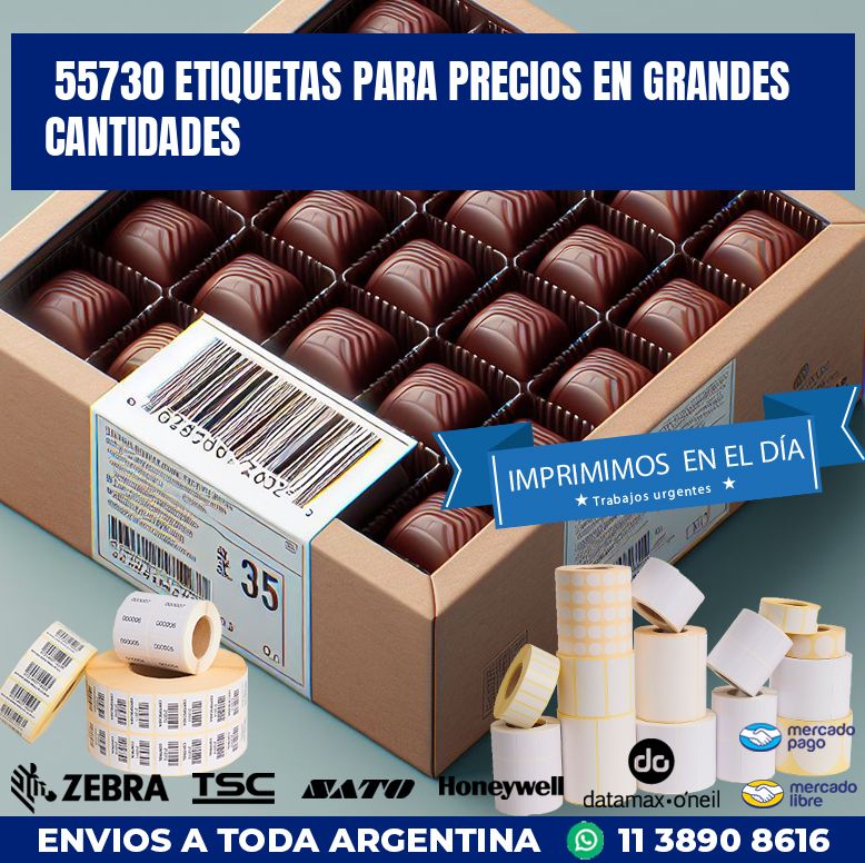 55730 ETIQUETAS PARA PRECIOS EN GRANDES CANTIDADES