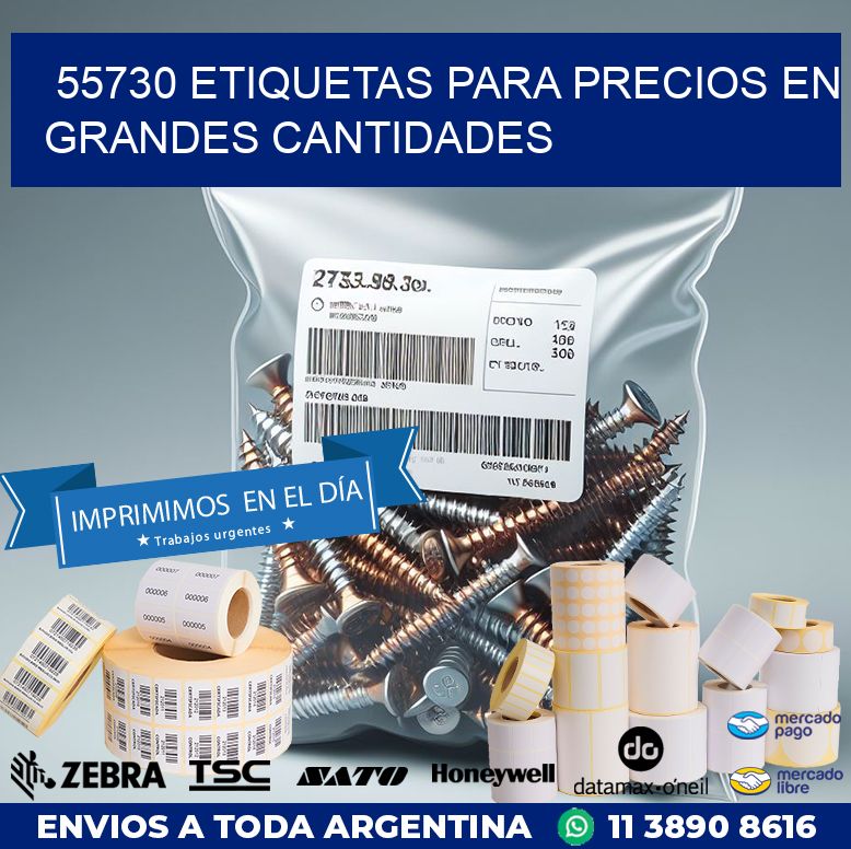 55730 ETIQUETAS PARA PRECIOS EN GRANDES CANTIDADES