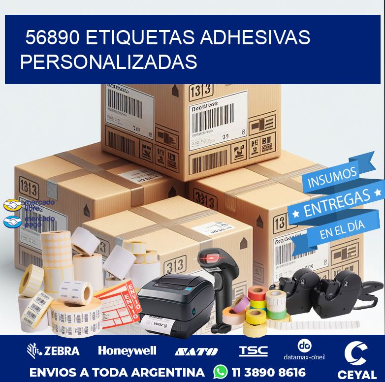 56890 ETIQUETAS ADHESIVAS PERSONALIZADAS