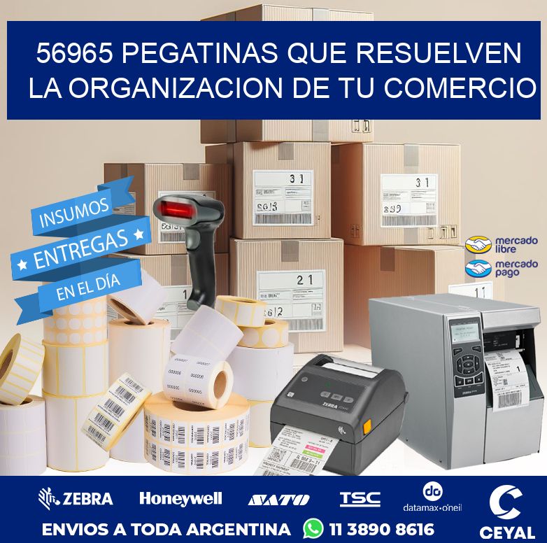 56965 PEGATINAS QUE RESUELVEN LA ORGANIZACION DE TU COMERCIO