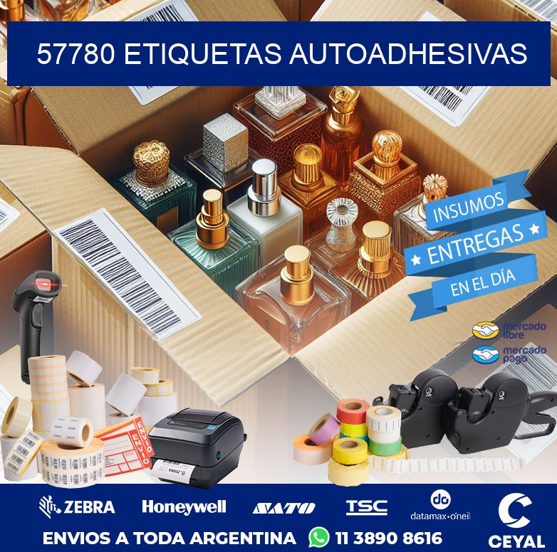 57780 ETIQUETAS AUTOADHESIVAS