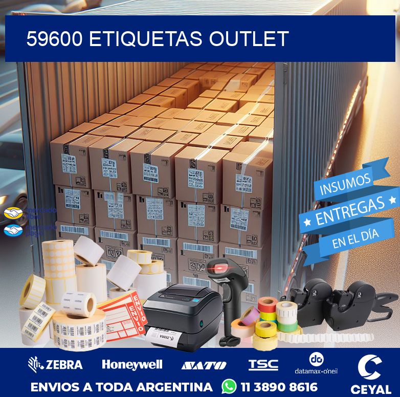 59600 ETIQUETAS OUTLET