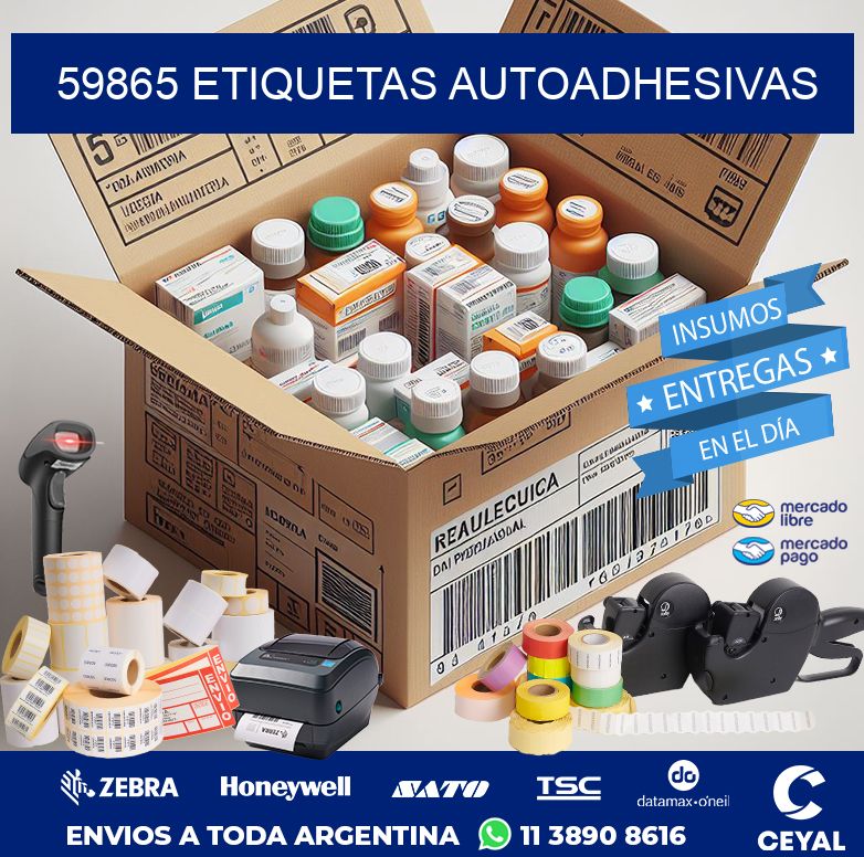 59865 ETIQUETAS AUTOADHESIVAS