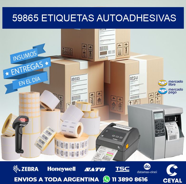 59865 ETIQUETAS AUTOADHESIVAS