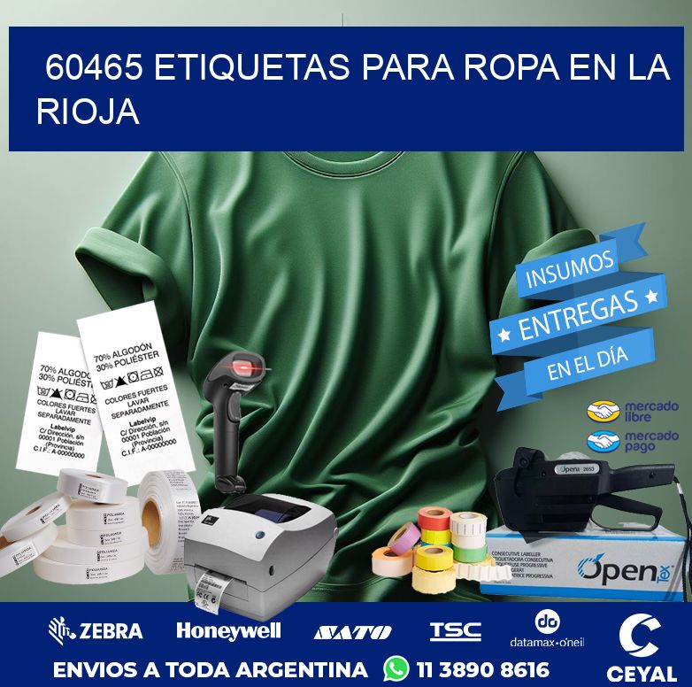 60465 ETIQUETAS PARA ROPA EN LA RIOJA