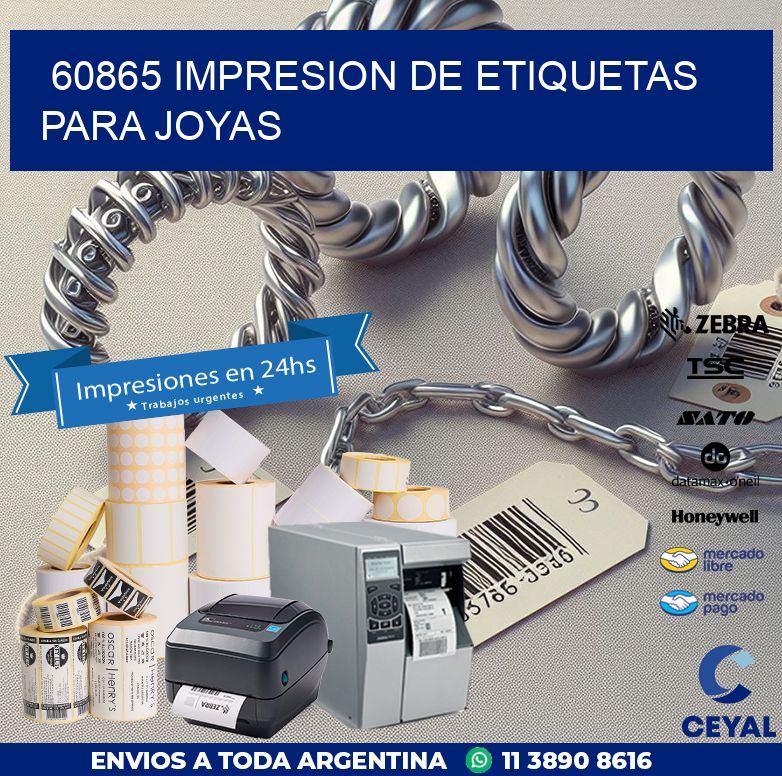 60865 IMPRESION DE ETIQUETAS PARA JOYAS