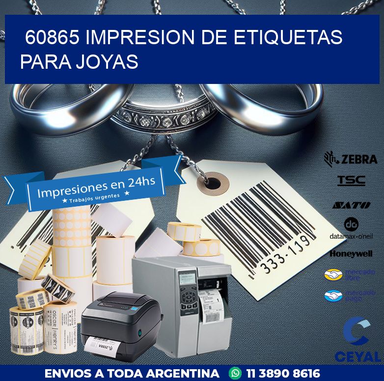 60865 IMPRESION DE ETIQUETAS PARA JOYAS
