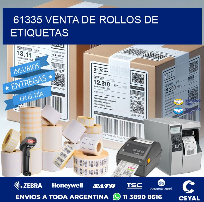61335 VENTA DE ROLLOS DE ETIQUETAS