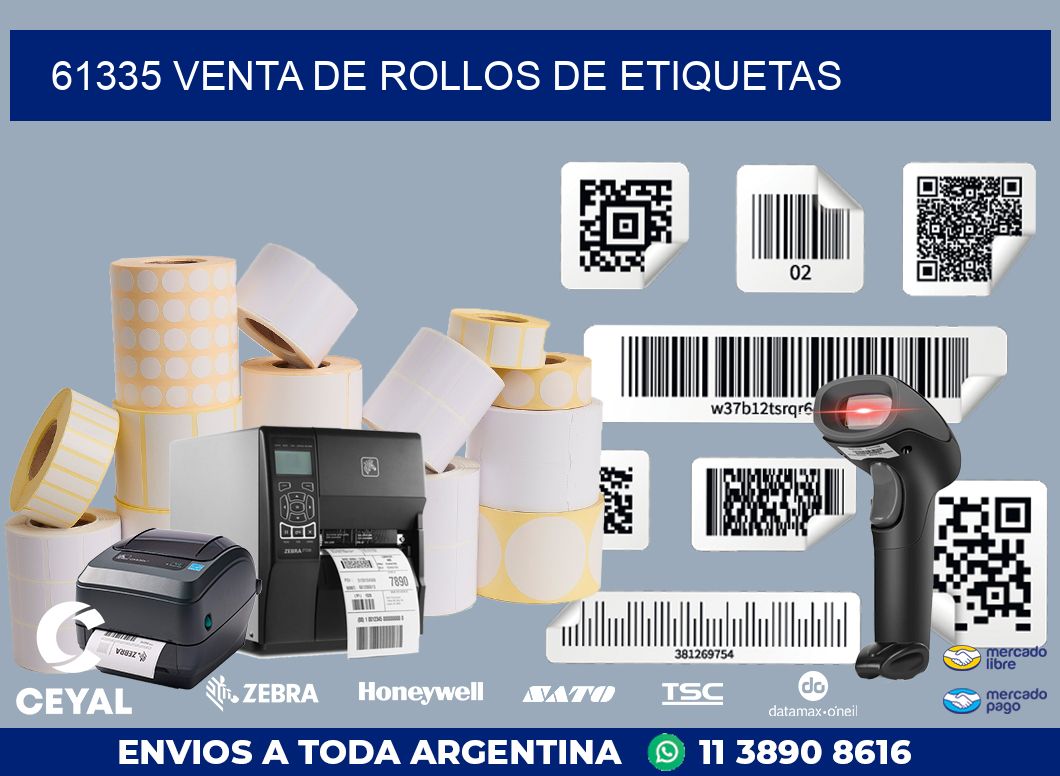 61335 VENTA DE ROLLOS DE ETIQUETAS