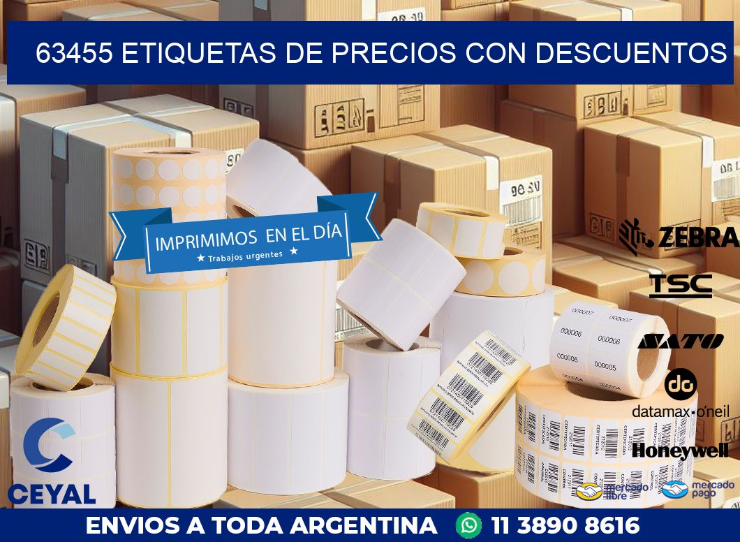 63455 ETIQUETAS DE PRECIOS CON DESCUENTOS