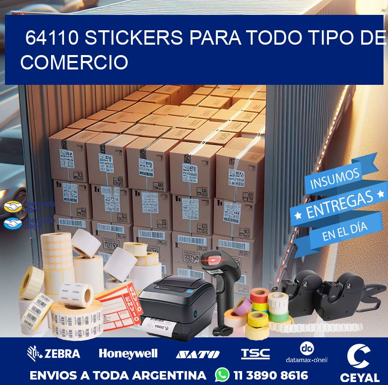 64110 STICKERS PARA TODO TIPO DE COMERCIO