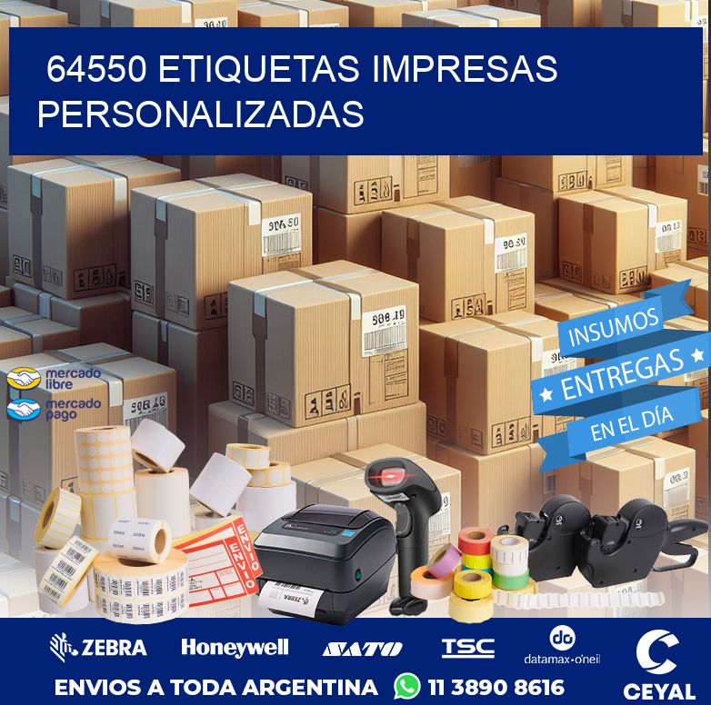 64550 ETIQUETAS IMPRESAS PERSONALIZADAS