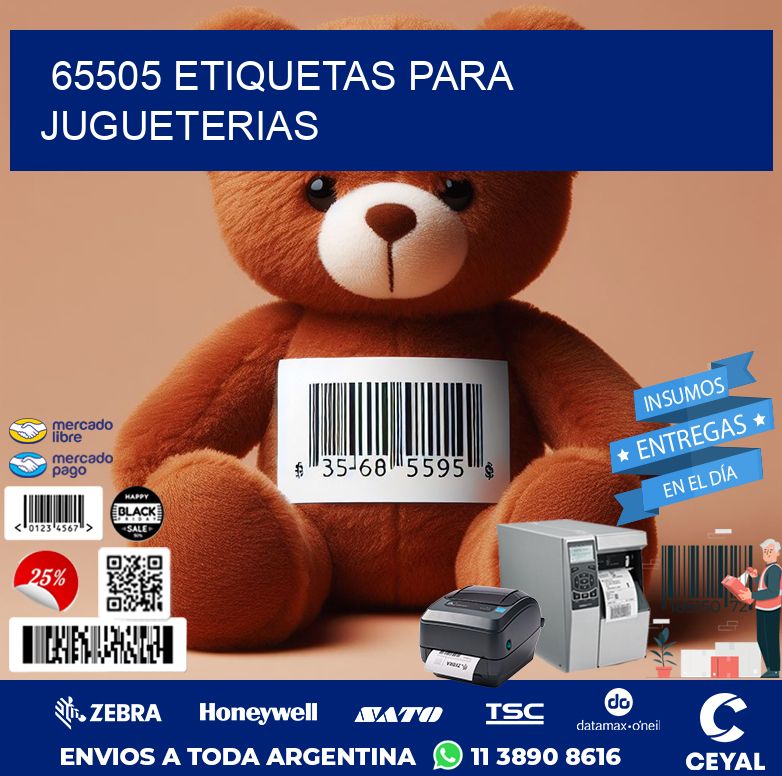 65505 ETIQUETAS PARA JUGUETERIAS