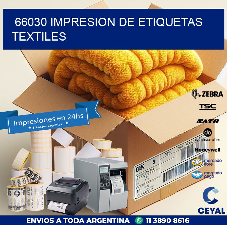 66030 IMPRESION DE ETIQUETAS TEXTILES