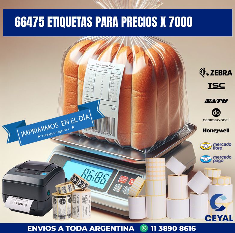 66475 ETIQUETAS PARA PRECIOS X 7000