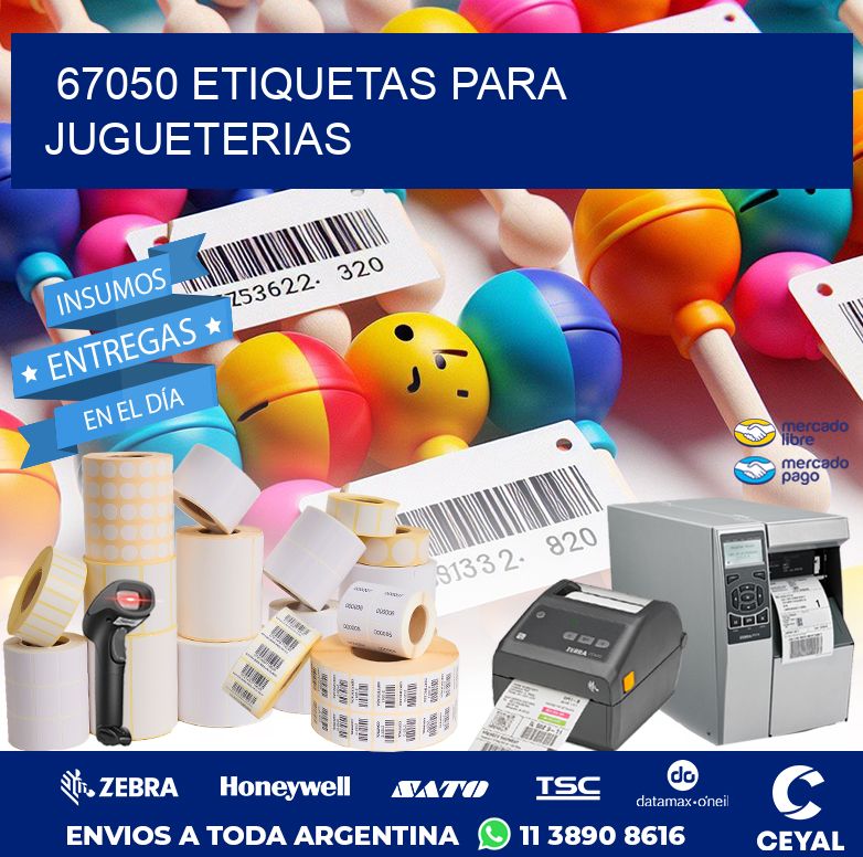 67050 ETIQUETAS PARA JUGUETERIAS