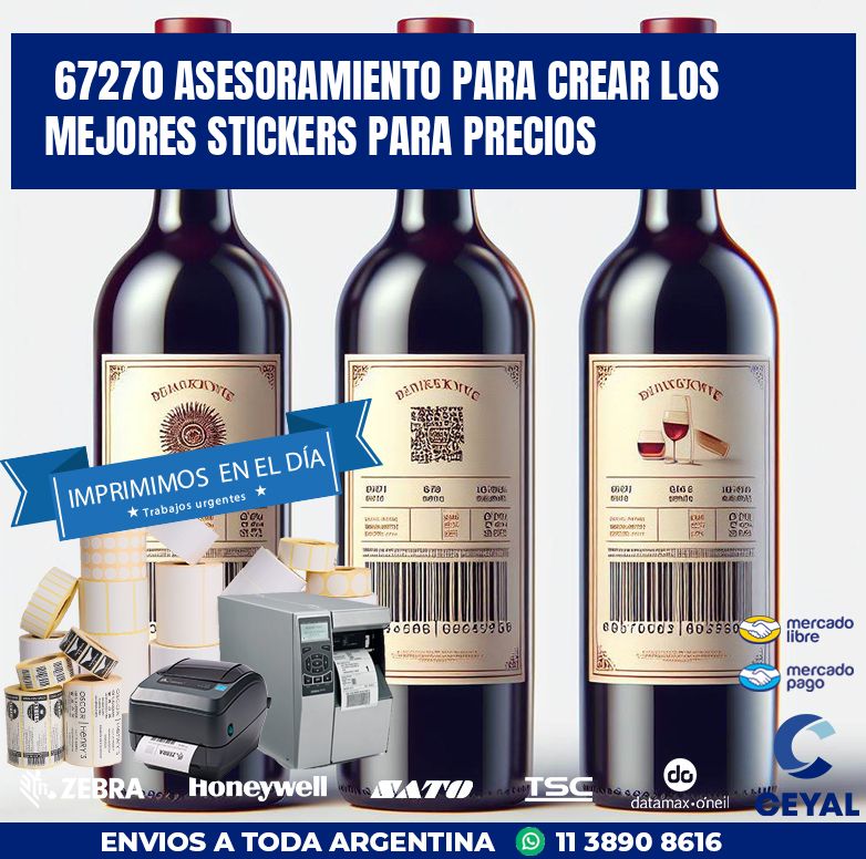 67270 ASESORAMIENTO PARA CREAR LOS MEJORES STICKERS PARA PRECIOS