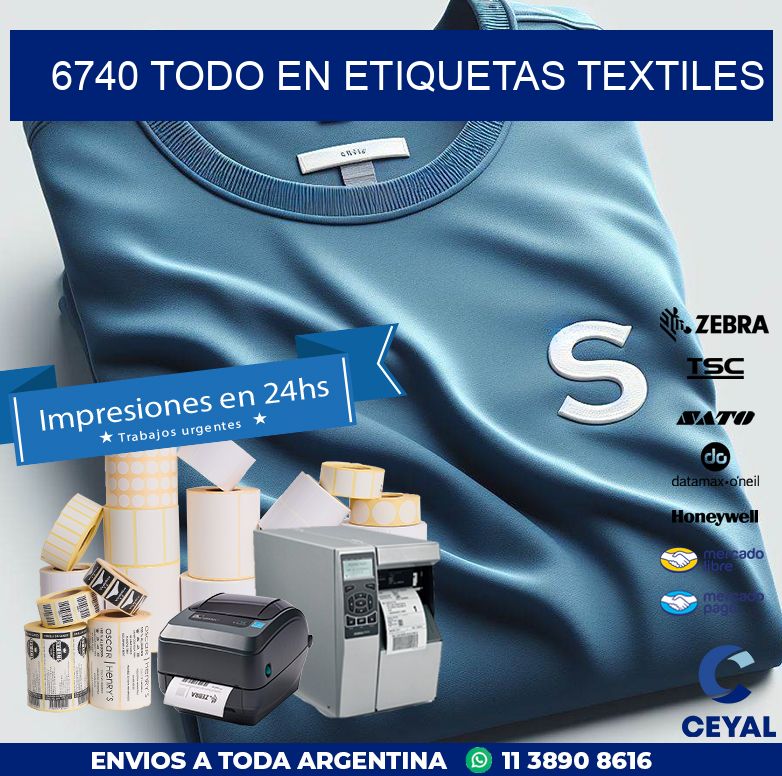 6740 TODO EN ETIQUETAS TEXTILES