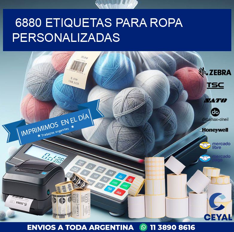 6880 ETIQUETAS PARA ROPA PERSONALIZADAS