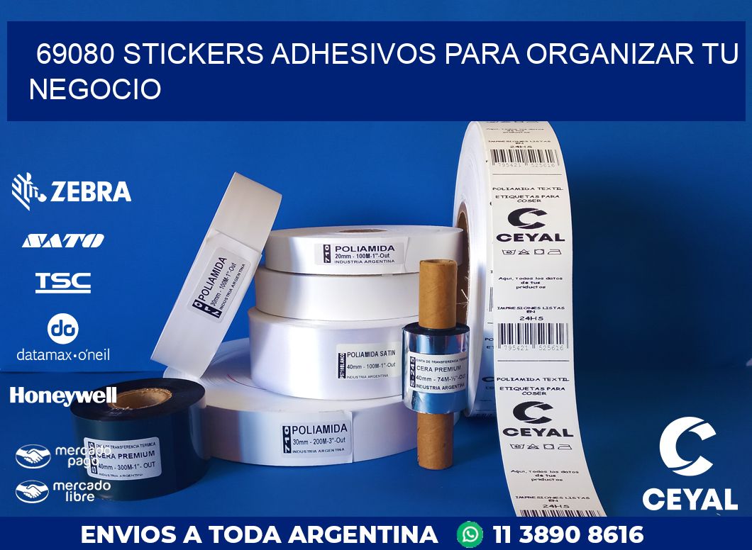 69080 STICKERS ADHESIVOS PARA ORGANIZAR TU NEGOCIO