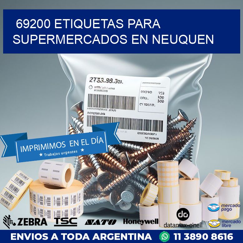 69200 ETIQUETAS PARA SUPERMERCADOS EN NEUQUEN