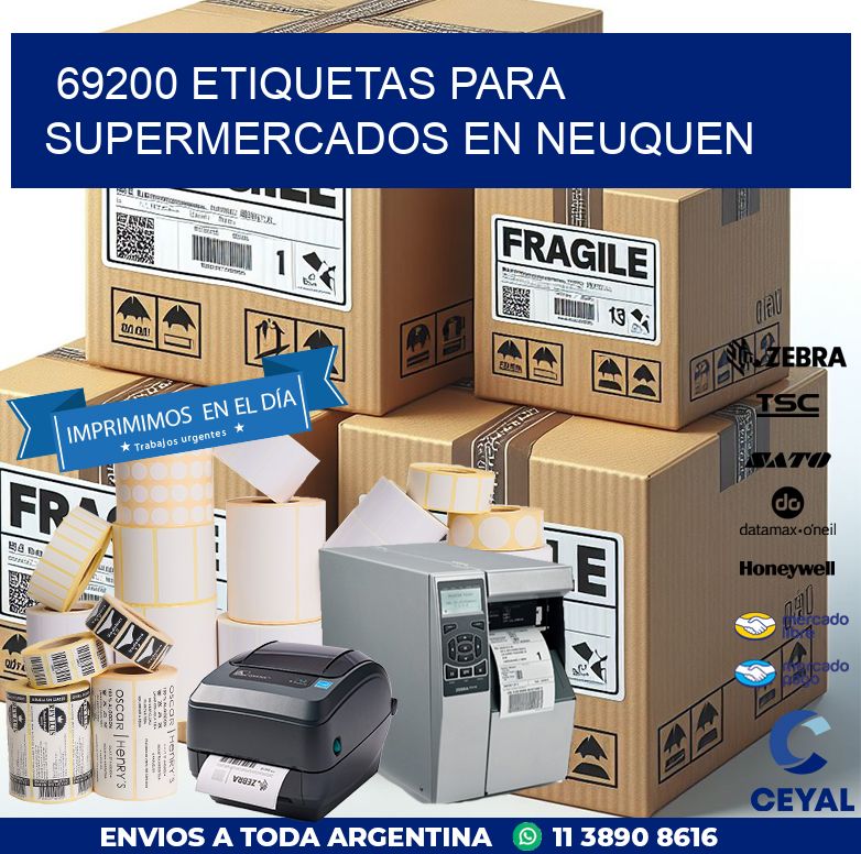 69200 ETIQUETAS PARA SUPERMERCADOS EN NEUQUEN