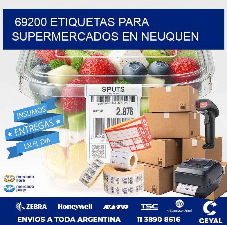 69200 ETIQUETAS PARA SUPERMERCADOS EN NEUQUEN