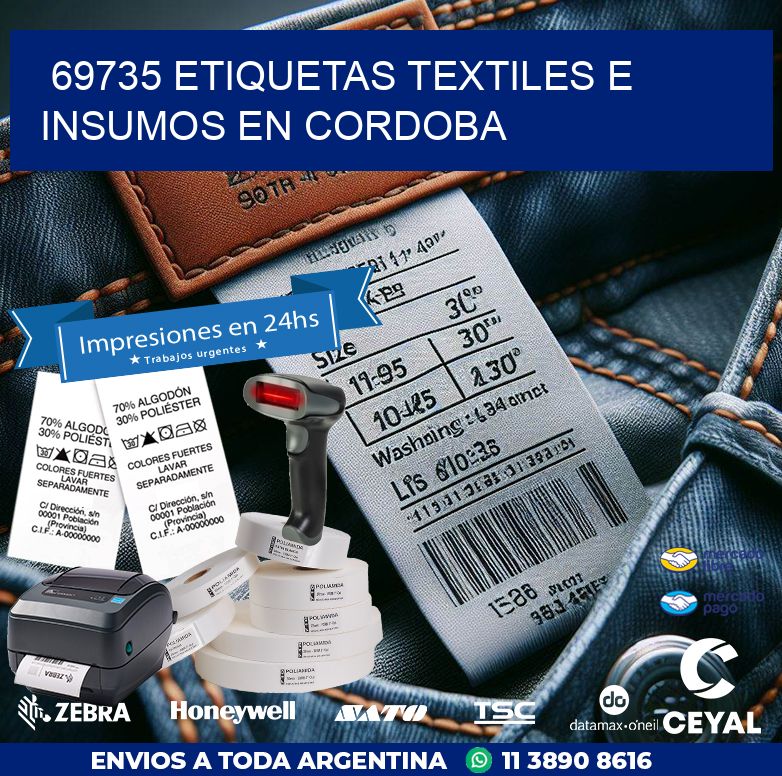 69735 ETIQUETAS TEXTILES E INSUMOS EN CORDOBA