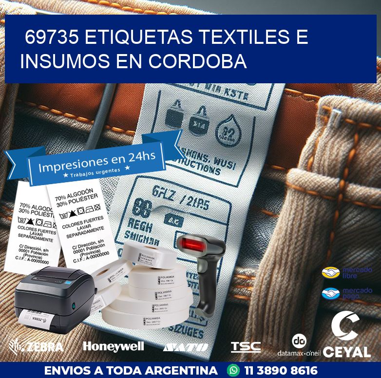 69735 ETIQUETAS TEXTILES E INSUMOS EN CORDOBA