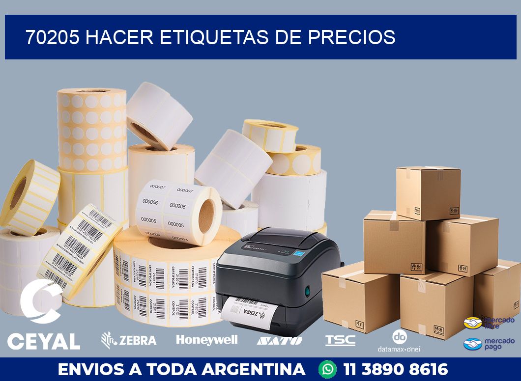 70205 HACER ETIQUETAS DE PRECIOS