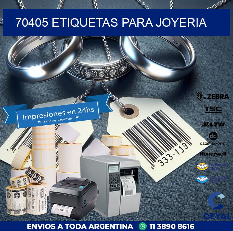 70405 ETIQUETAS PARA JOYERIA