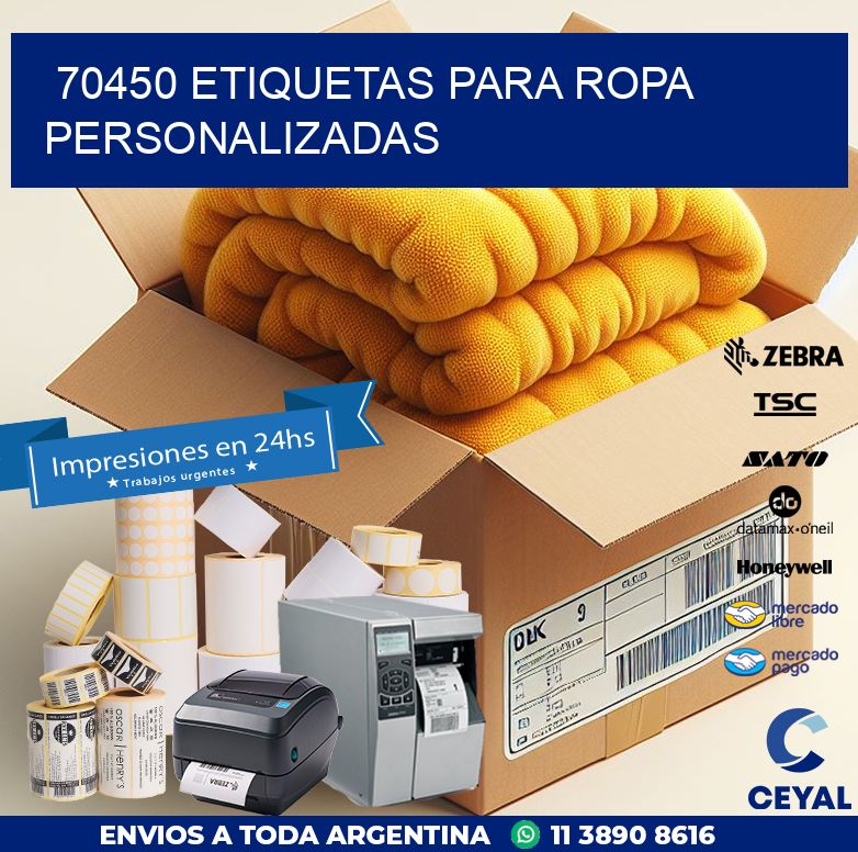 70450 ETIQUETAS PARA ROPA PERSONALIZADAS