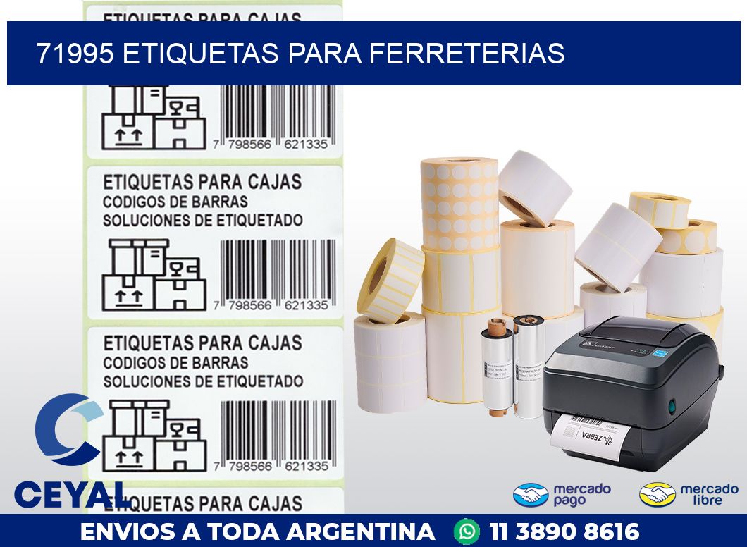 71995 ETIQUETAS PARA FERRETERIAS